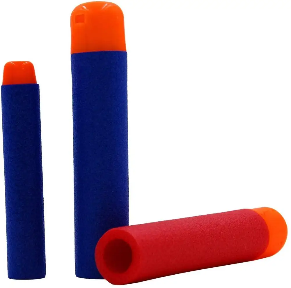 EKIND 60 шт 9 5 см мягкий свисток головы пенные дротики пополнения для Nerf N-Strike Elite Mega