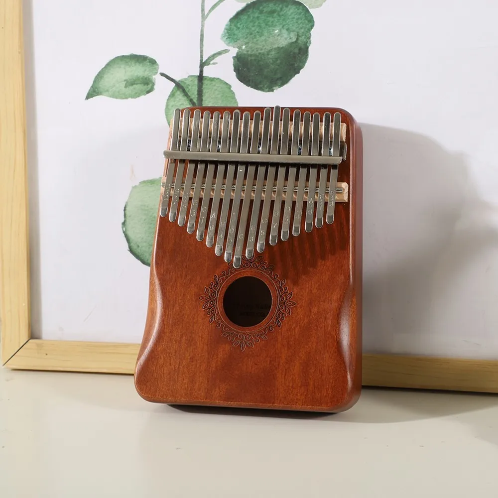 Под заказ калимба 17 клавиш красное дерево большой палец пианино mbira музыкальный
