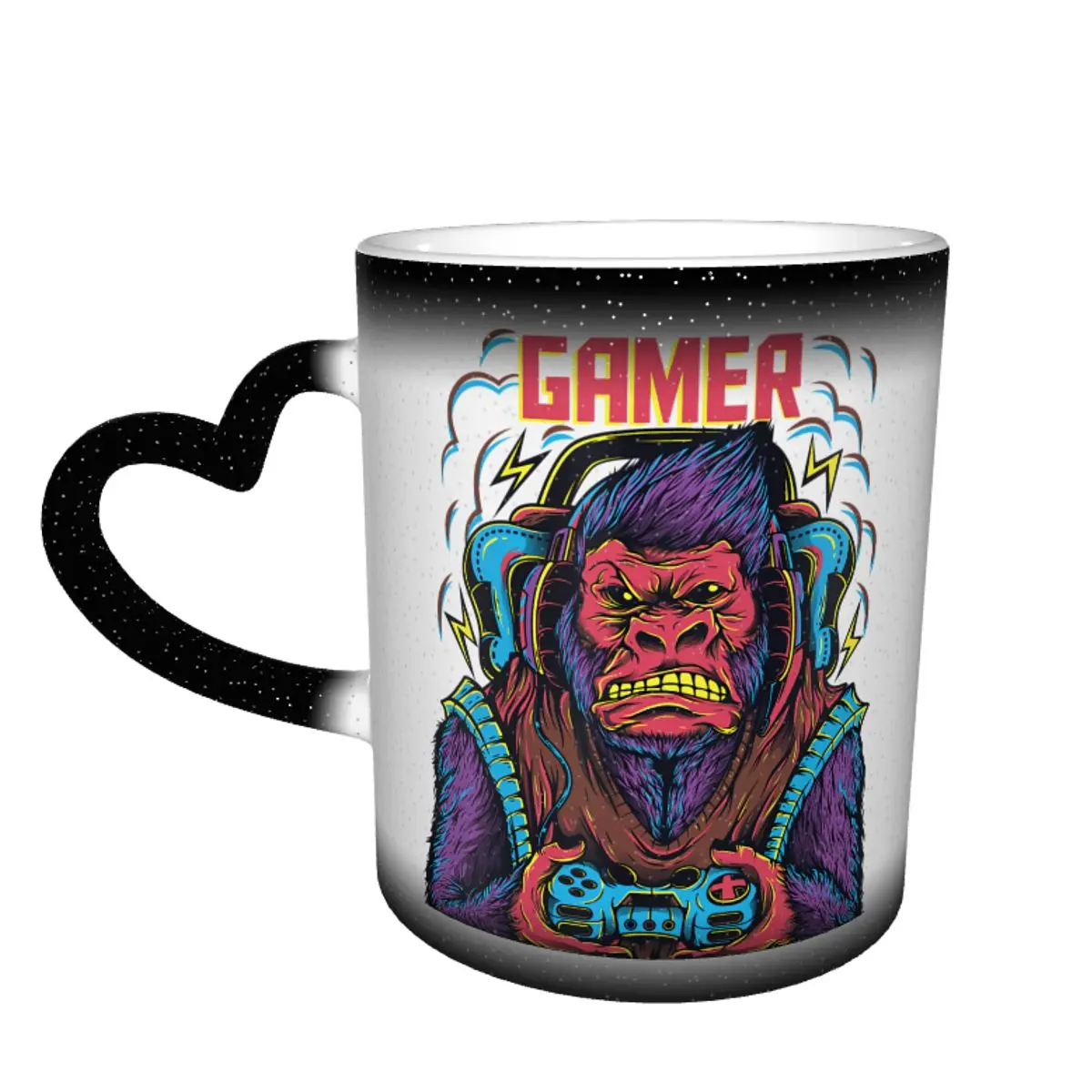 

Gorilla Mug Stylish Pottery Mug Gift That Changes Color Wholesale Cups