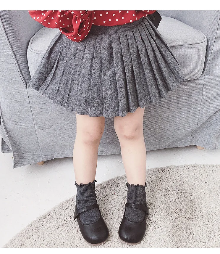 

Kids Girls' Pleated Skirt Short Skirt Spring And Autumn New Fashion Girls' Pleated Skirt