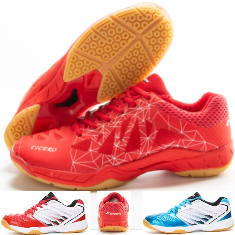 

Men and women Light Daily Badminton Shoes Training Breathable Anti-Slip Sneakers Couple table tennis shoes Sport Shoes Tennis s