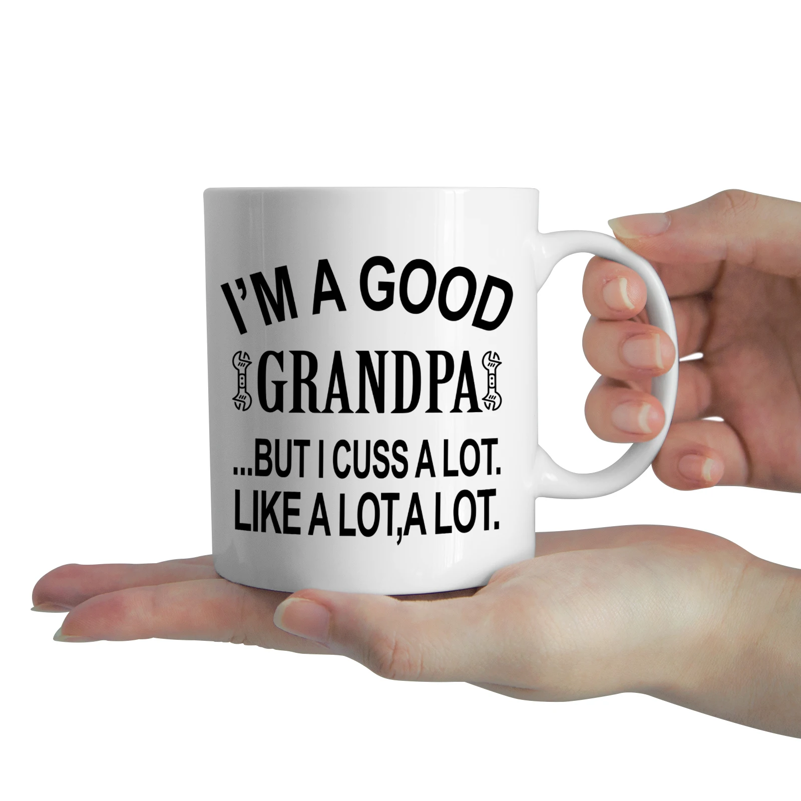 

Fathers Day Gifts Funny Grandpa Coffee Mug I am a Good Gradpa Best Birthday Gifts for Grandpa Grandfather Cup 11 Oz