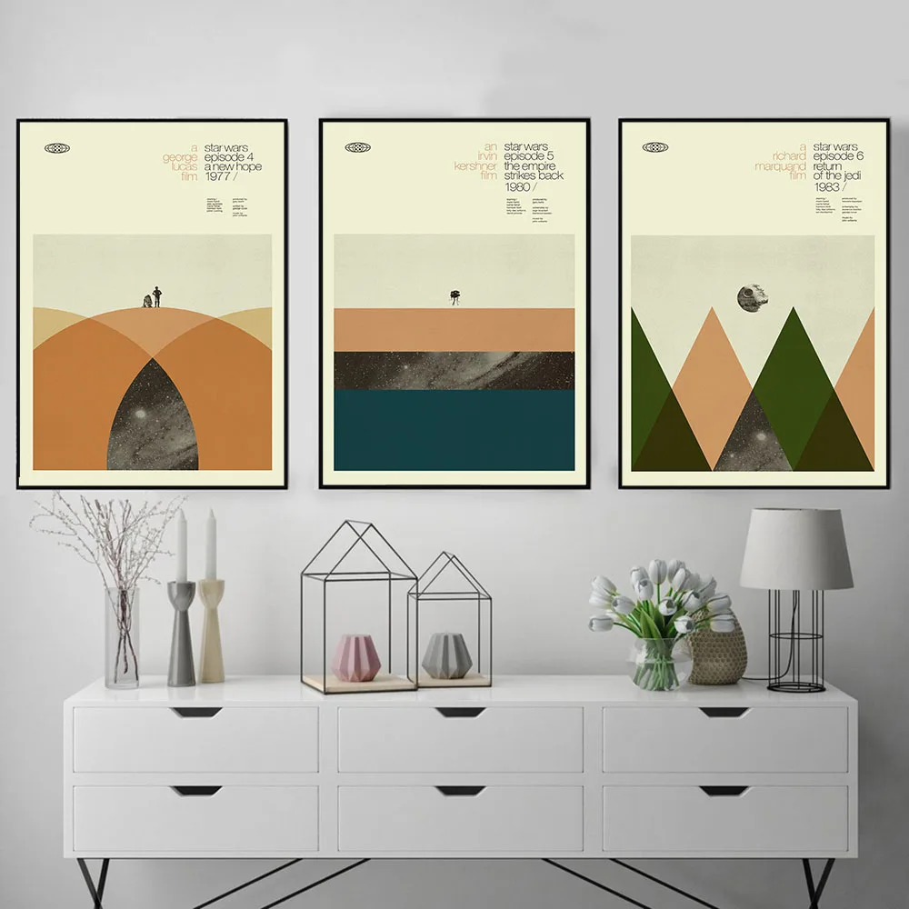 

Minimalist Retro Style Poster Canvas Painting Art Nordic Posters and Prints Wall Pictures for Living Room Decoration Frameless