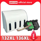 Чернила DMYON 132 136 CISS, совместимые с принтером HP 132 136 для Photosmart 2573 C3183 1513 Officejet 6213 5443 D4163 1513