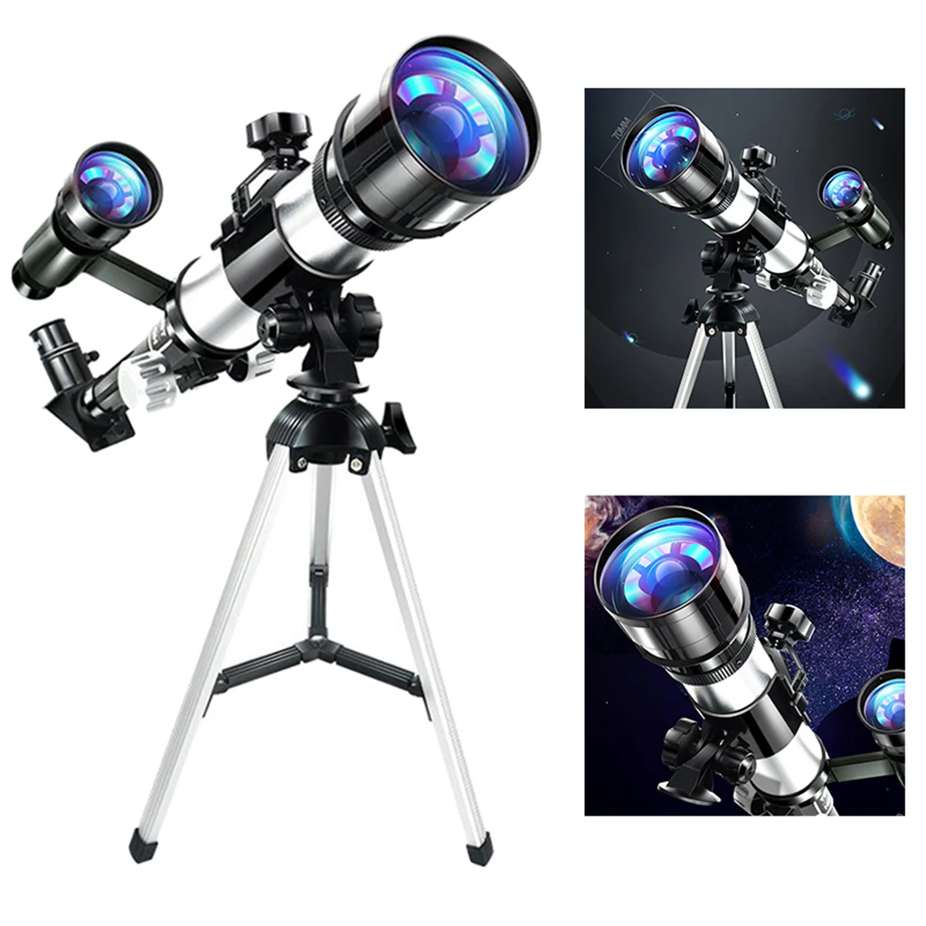 

70mm Astronomical Reflector Telescope with Tripod for Astronomy Tool-Free Setup