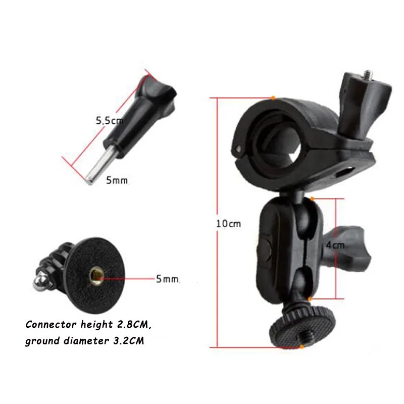 

Universal Car O Type Adapter Bike Mount Holder Bracket Action Camera Accessories For Hero4s Hero 1 2 3 4