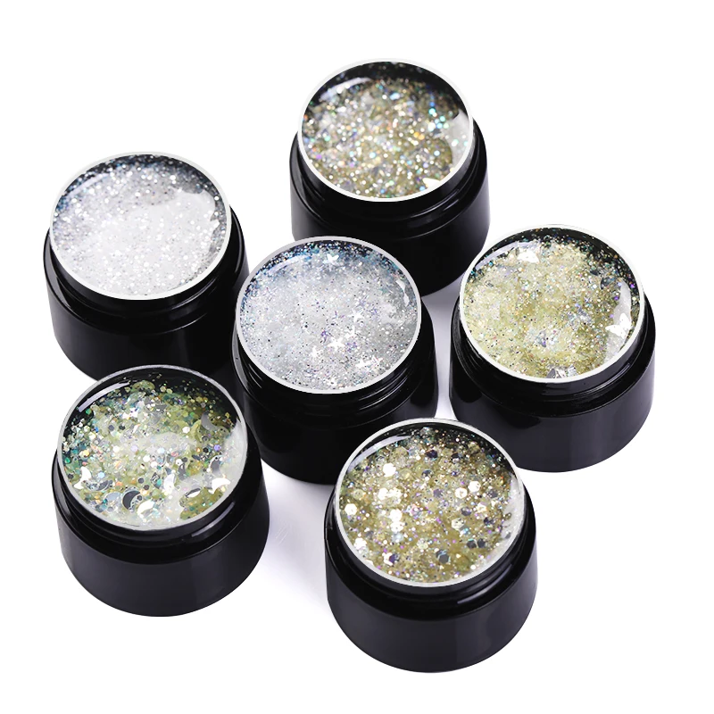 UR SUGAR 7 мл блестки гель лак для ногтей посеребренный позолоченный гель лак замачивание уф светодиодный гель лак для ногтей, маникюр украшения DIY