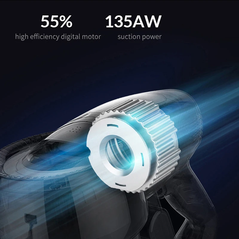 Ручной беспроводной пылесос JIMMY JV83 для дома портативный 135AW всасывания ковров