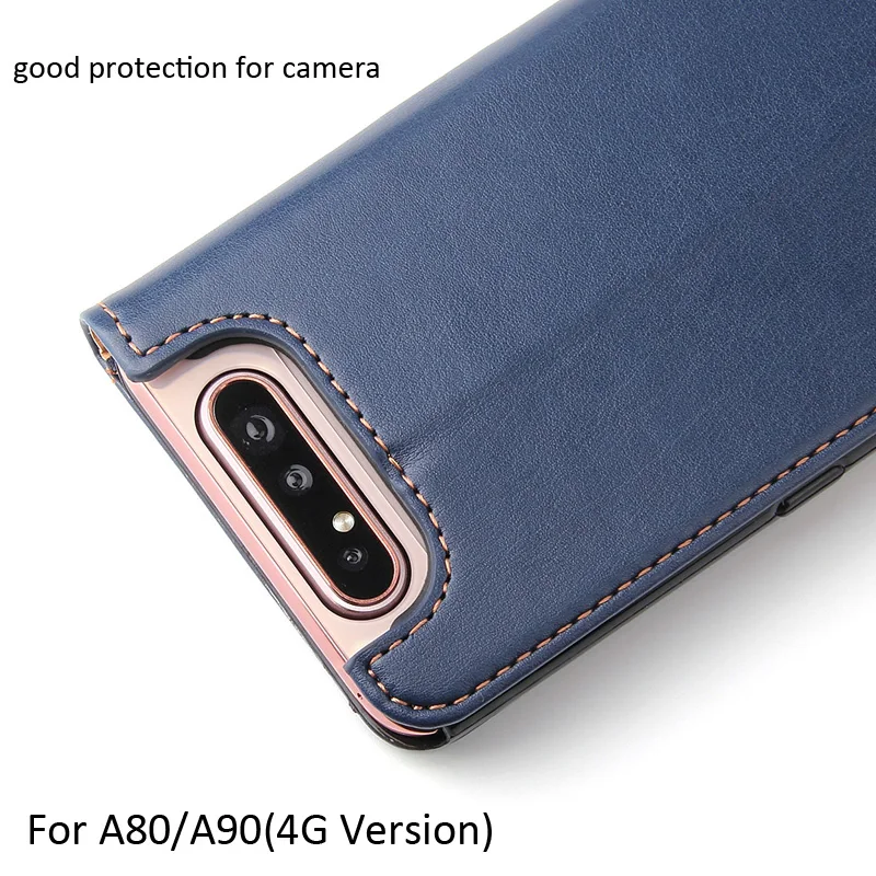 Fierre shann кошелек магнитная кожа флип чехол для samsung Galaxy A50 A30 A30S A50S A20 A40 A70 A80 A90