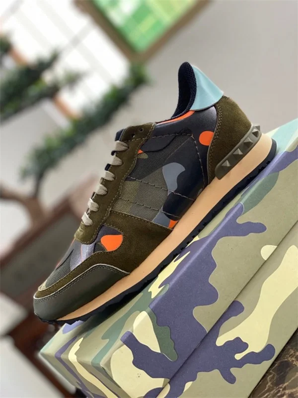 

New v logo shoes with the same air cushion crystal bottom 2021 new men and women ins spring and summer net red tide shoes