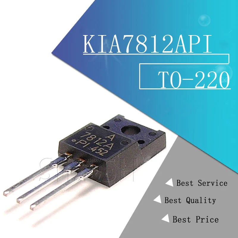 10 шт./лот KIA7812API KIA7812A KIA7812 TO-220F | Электронные компоненты и принадлежности