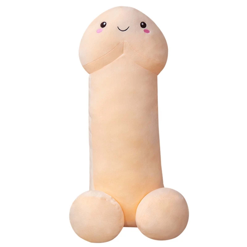 

Plush Throw Pillow Funny Soft Stuffed Plush Doll Stress Relief Toy Bolster Gifts