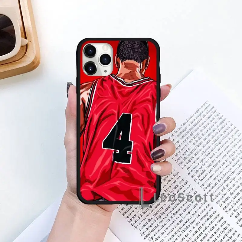 

Slam Dunk anime Phone Case for iPhone 11 12 mini pro XS MAX 8 7 6 6S Plus X 5S SE 2020 XR