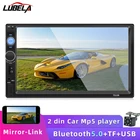 Автомагнитола 7010b, 2 DIN, Bluetooth, мультимедийный MP5-плеер с экраном 7 дюймов, HD, авторадиоприемник, аудио, TF, USB, камера