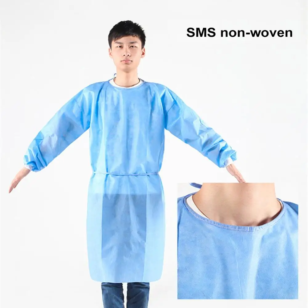 100 шт Защитный одноразовый защитный изоляционный костюм пылезащитный комбинезон