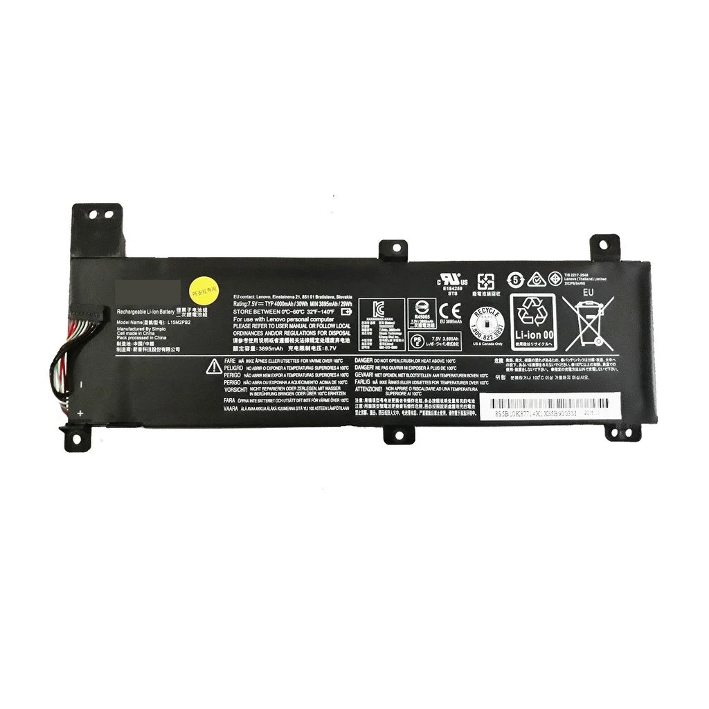 

New L15L2PB3 L15M2PB3 L15M2PB2 L15C2PB2 L15M2PB4 for Lenovo IdealPad 310-14iSK B10K87722 5B10K87714 Laptop Genuine Battery 39Wh