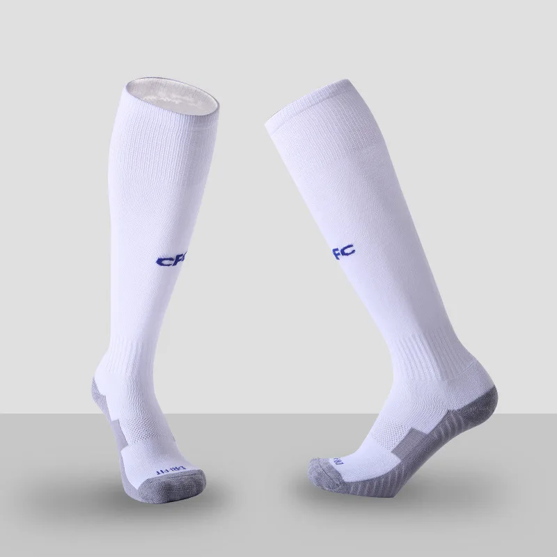 Футбольные носки толстые теплые для футбола гольфы со шлейфом спортивные