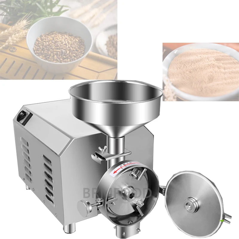 

stainless steel commercial power corn grain mill grinder small grains crusher/grinding machine