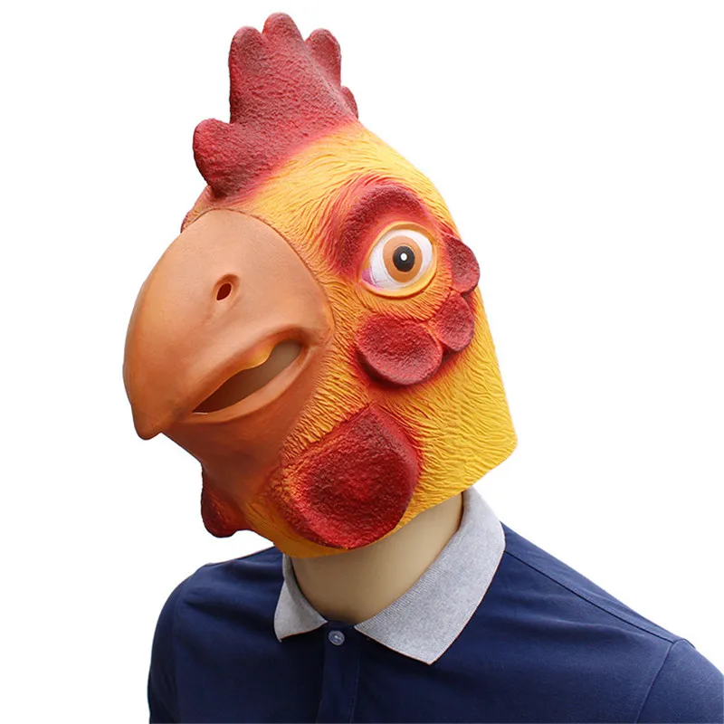 Маска для костюма на Хэллоуин маска головку члена головной убор курицы аксессуар
