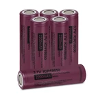 6 шт. PKCELL 3,7 в 18650 аккумулятор 2200 мАч ICR18650 литиевая аккумуляторная батарея литий-ионные батареи с плоским верхом для фонарика power bank