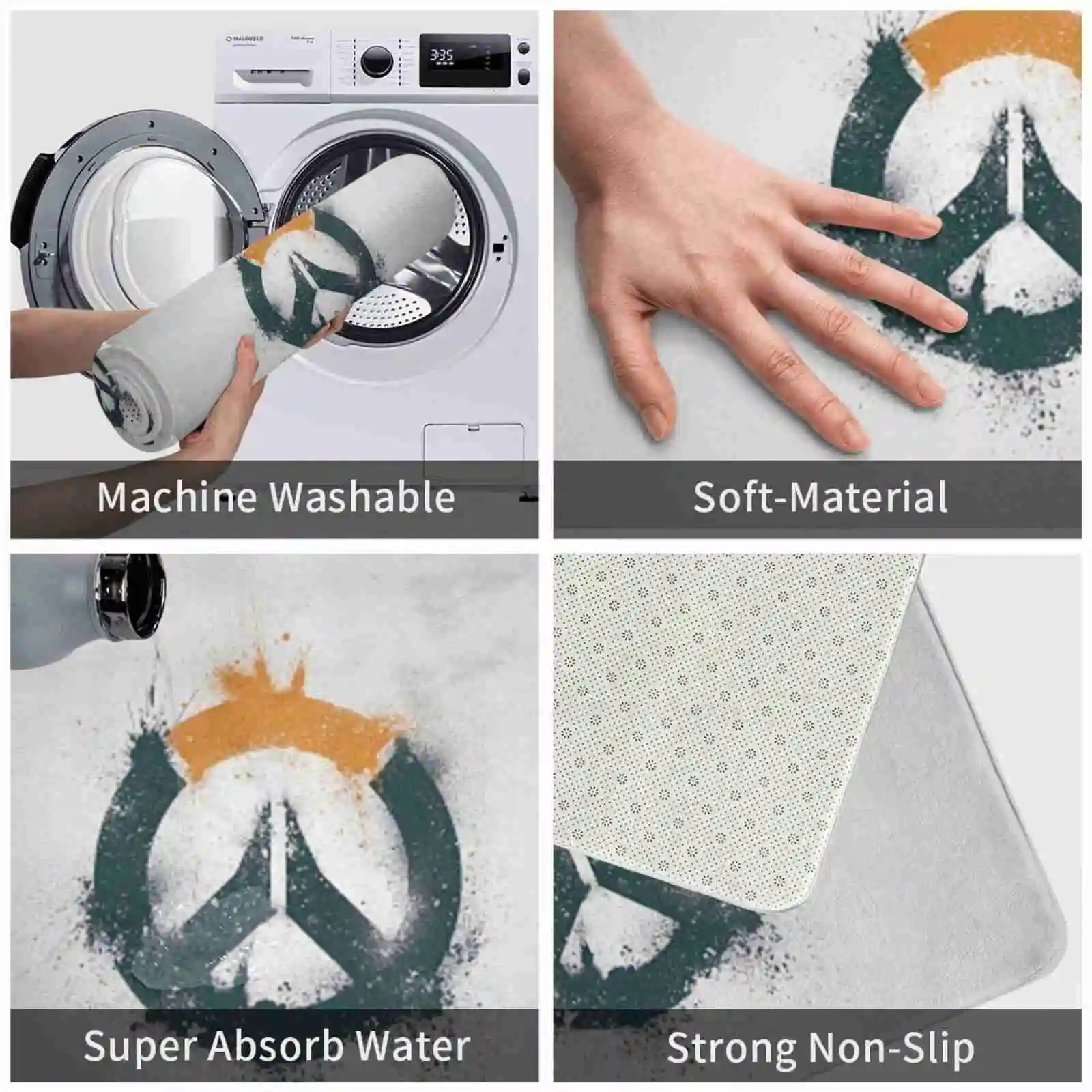 Коврик для ног с логотипом на дверь домашний коврик изображением милосердия