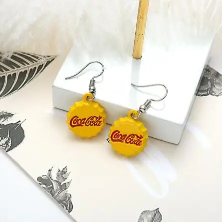 Earring Simple 3UMeter индивидуальные серьги модные летние серьги Милые простые серьги женские серьги в виде бутылок - Окраска металла: Earring Simple