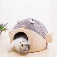 2021 new cats pet products bed for animals accessories kittens house cave for rabbit bed for cats winter tent lovely and soft