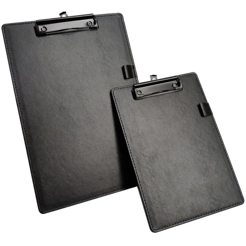 

PU Leather A4 A5 File Paper Clip Board Writting Pad Folder Document Stationery C90F