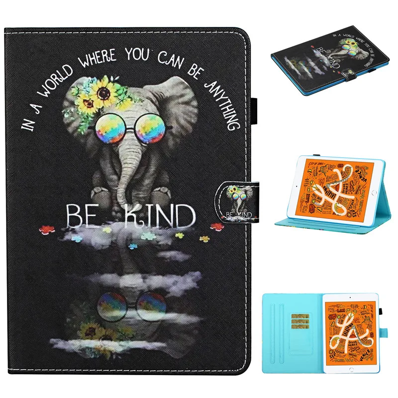 Чехол для iPad Mini 2 / 3 1 /mini 4 5 2019 чехол из искусственной кожи мягкая задняя крышка