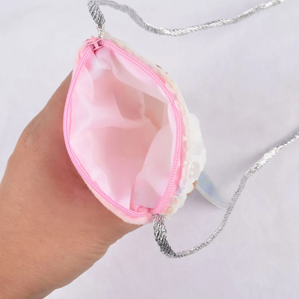 2020 женский модный двухсторонний кошелек с блестками на плечо мини сумка