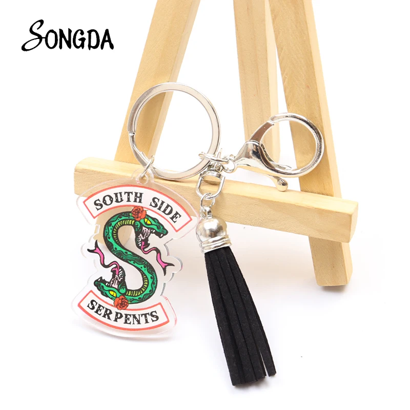 Mysteries of Riverdale Tassel Acrylic Pendant Keychain South