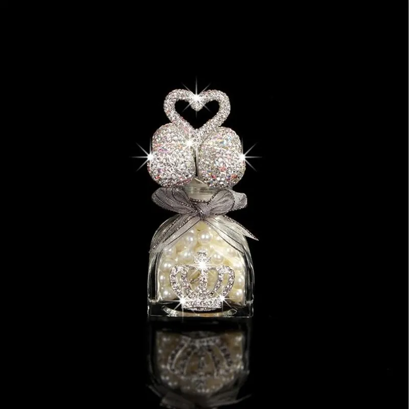

Interior accessories creative perfume bottle car dashboard decoration diamond love confession balloon decoration car accessories