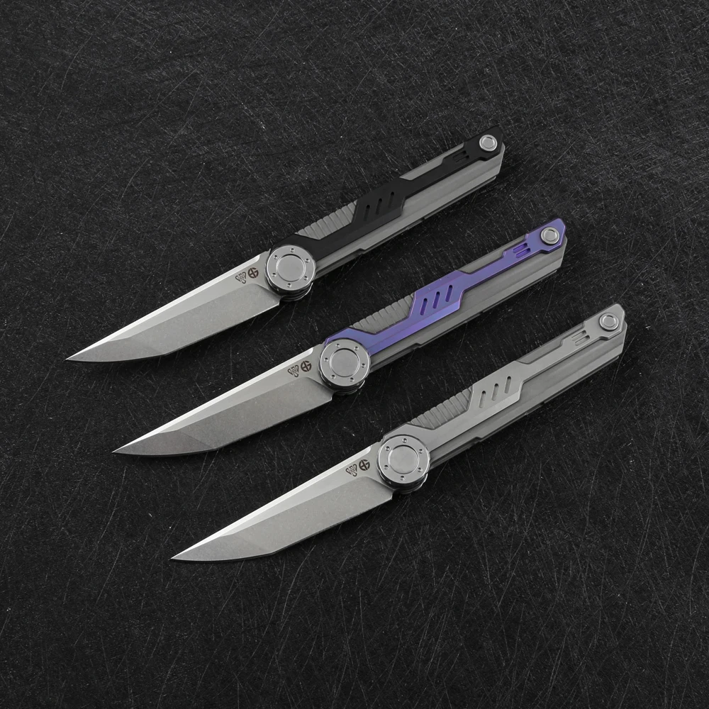 Новинка 2021 нож NOC MT05 KVT шариковый подшипник лезвие M390 титановая ручка ножи для