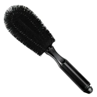 1pc universal black car wheel brush tire rim soft bristle washing tool suitable for home and car dust remover auto accessories
