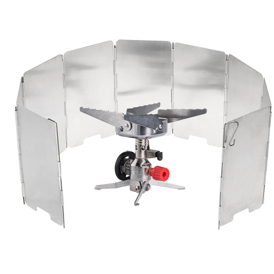 Наружная ветрозащитная портативная Кассетная печь квадратная с длинным газовым