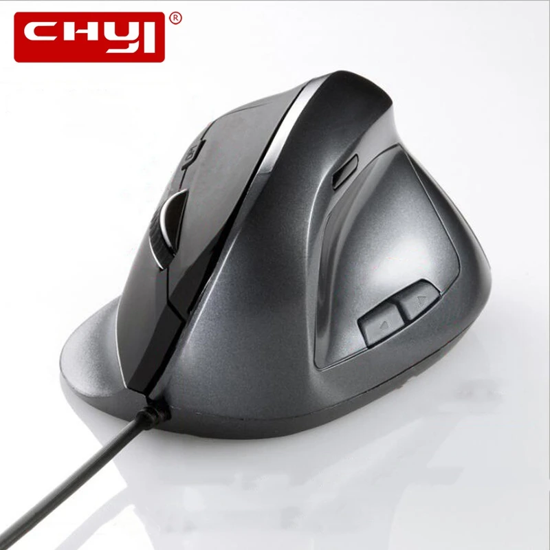CHYI эргономичная Вертикальная мышь геймер USB Проводная игровая 5 кнопок 2400DPI