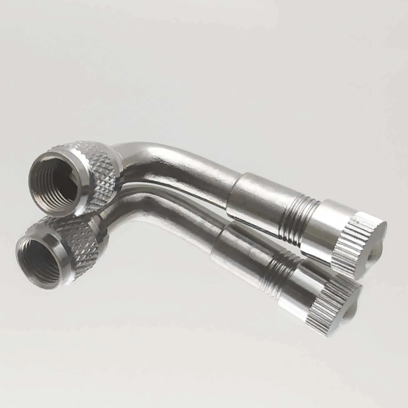 

Motorcycle 90 Degree Angle Bent Valve Adapter Tyre Tube Copper Silver Valve Extension Adapter for Truck Car Moto Bike
