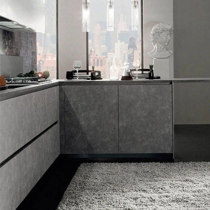 Фабрика Фошань новейший дизайн Европейский стиль Современные Простые кухонные