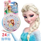 С рисунком из мультфильма Холодное сердце 2 платья Эльзы и Анны для макияжа Набор наклеек для ногтей с принцессой Софией для девочек игрушки для детей Disney наклейки с картинками принцесс красоты для ваших ноготков подарки