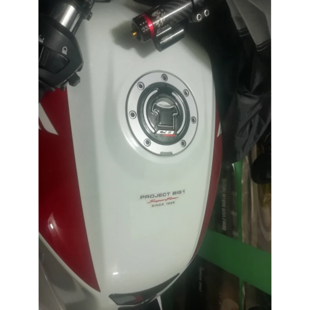 

CB1300 X4-Tank Cap Cover Motorcycle Sticker Fuel Cap Protective Decals Case For HONDA CB1300 X4 1998 1999 2000 3D Carbon Look
