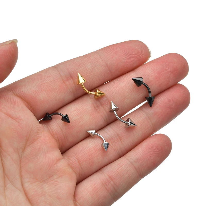 ELSEMODE модные серьги-кольца из нержавеющей стали для пирсинга губ | Украшения и