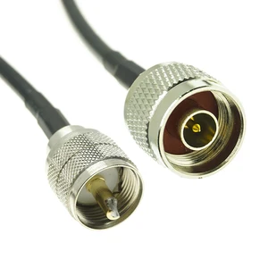 UHF MALE PL-259 PL259 Plug to N male pigtail coax RG58 cable 15/30/50/100cm