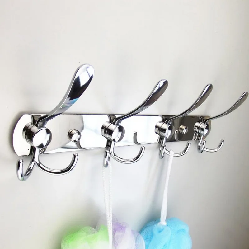 Новый настенный крючок из нержавеющей стали 1/2 шт Многофункциональная вешалка