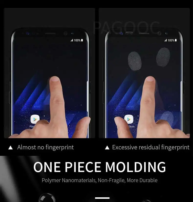 Закаленное стекло с закругленными краями 100D для samsung Galaxy Note 8 9 S7 S6 Edge S9 S8 Plus Защитная пленка для экрана прозрачное стекло