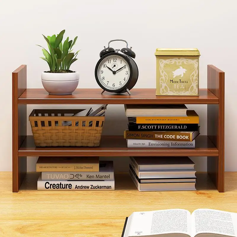 Настольная полка настольная для студенческого общежития маленькая книжная