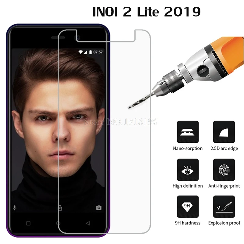Закаленное стекло для INOI 2 Lite 2019 5 0 дюйма мобильный телефон пленка с защитой от