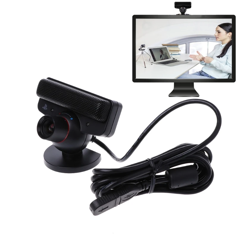 

2020 New Eye Motion Sensor Camera With Microphone For Sony Playstation 3 PS3 Game System