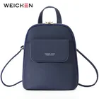 Рюкзак женский WEICHEN, из кожи, тонкий