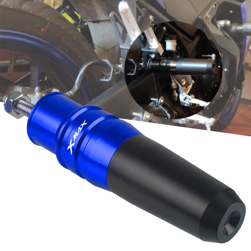 

Motorcycle Aluminum Frame Crash Pads Exhaust Sliders Crash Protector With Logo For Yamaha XMAX X-MAX 300 2017 2018 2019 2020
