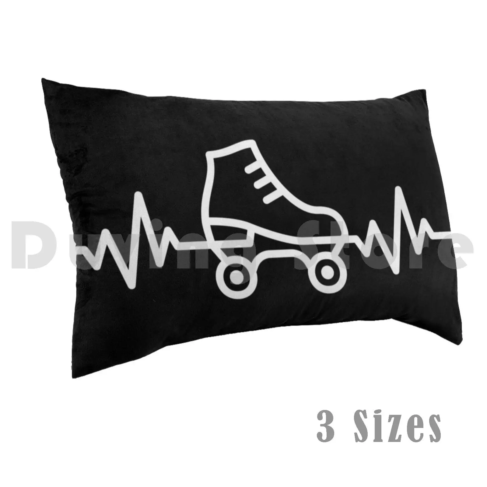 

Quad Skate Pulse Pillow Case DIY 50x75 90s 80s Skating Roller Skating Quad Skating Retro Vintage Classic Pulse